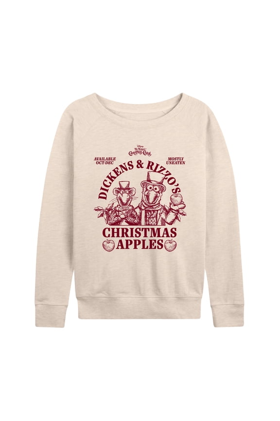 - Dickens Rizzo Apples - Women's French Terry Long Sleeve Pullover