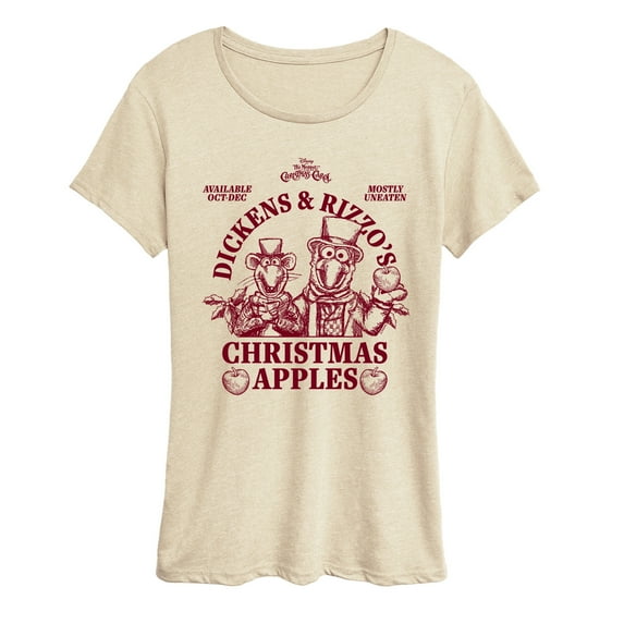 The Muppets - Dickens Rizzo Apples - Women's Short Sleeve Graphic T-Shirt