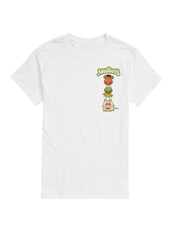 - Fozzie, Kermit and Miss Piggy Men's Short Sleeve Graphic T-Shirt