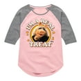 thumbnail image 1 of The Muppets - I'm A Treat - Toddler & Youth Girls Raglan Graphic T-Shirt, 1 of 4