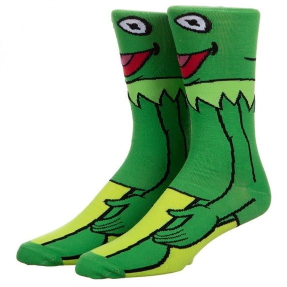 Muppets 801373 The Muppets Kermit 360 Character Crew Socks