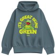 thumbnail image 1 of The Muppets - Kermit Great Being Green Oversized Fleece Hoodie Sweatshirt, 1 of 3
