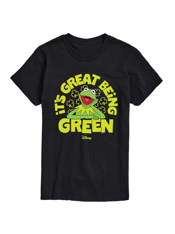 - Kermit Great Being Green Men's Short Sleeve Graphic T-Shirt