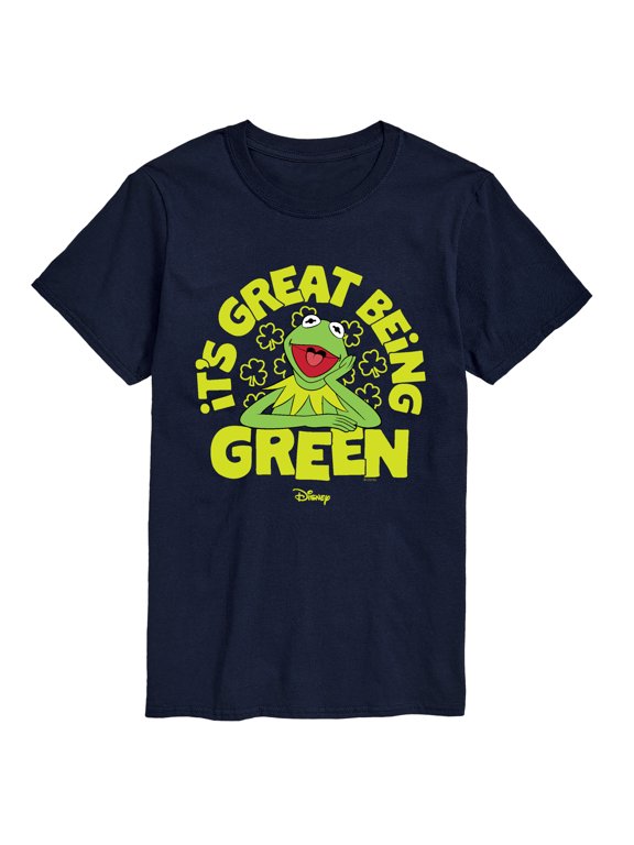 - Kermit Great Being Green Men's Short Sleeve Graphic T-Shirt