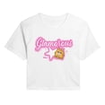 thumbnail image 1 of The Muppets - Miss Piggy Glamorous - Juniors Cropped Graphic T-Shirt, 1 of 5