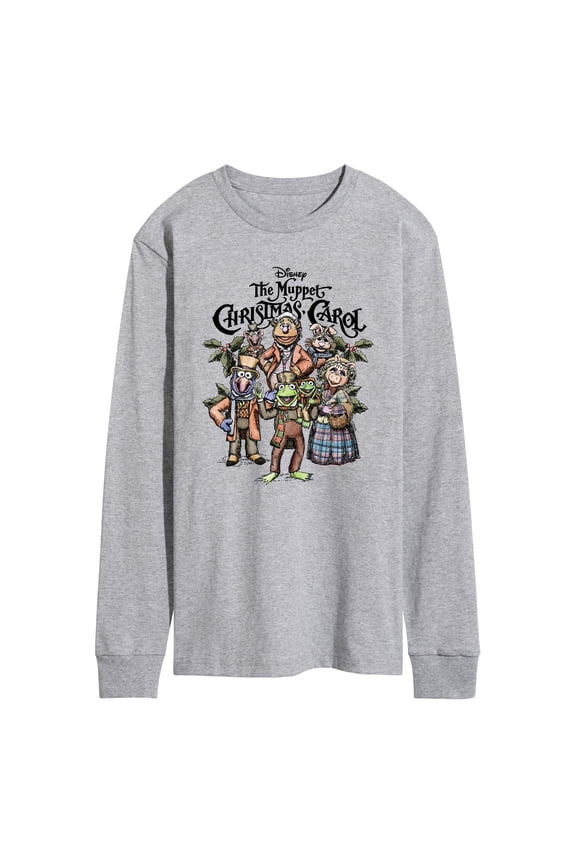 - Muppets Carol Collage - Men's Long Sleeve Graphic T-shirt