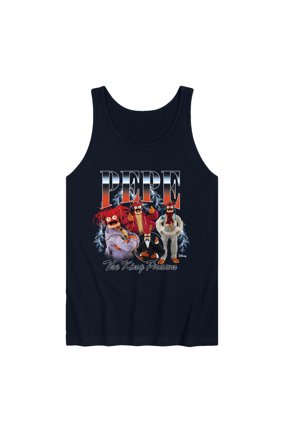 - Pepe King Prawn Portrait Graphic Tank Top