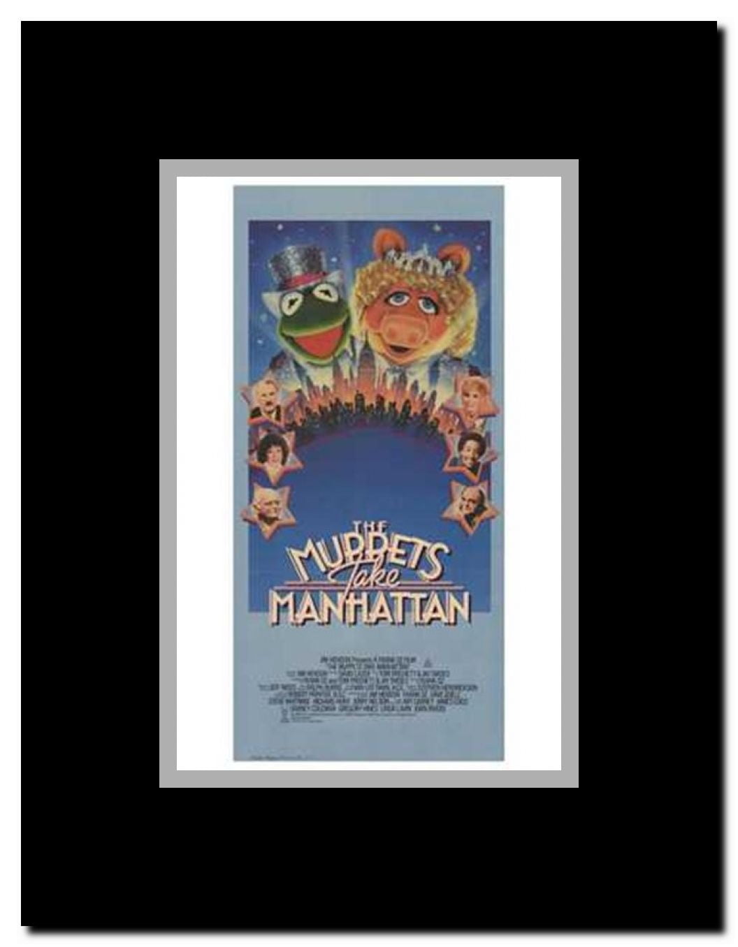The Muppets Take Manhattan Framed Movie Poster