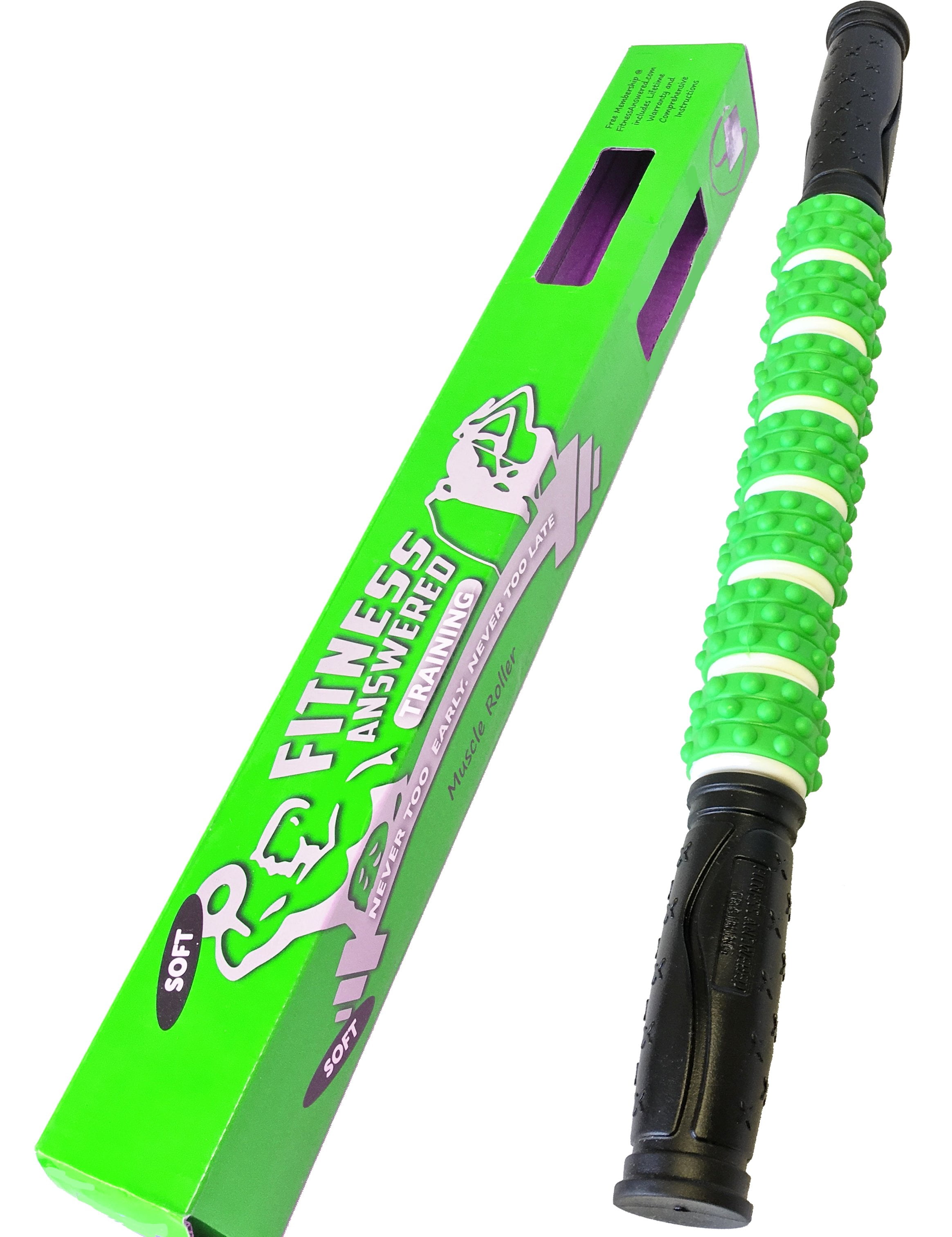 The Muscle Stick Elite Soft Massage Roller - Green