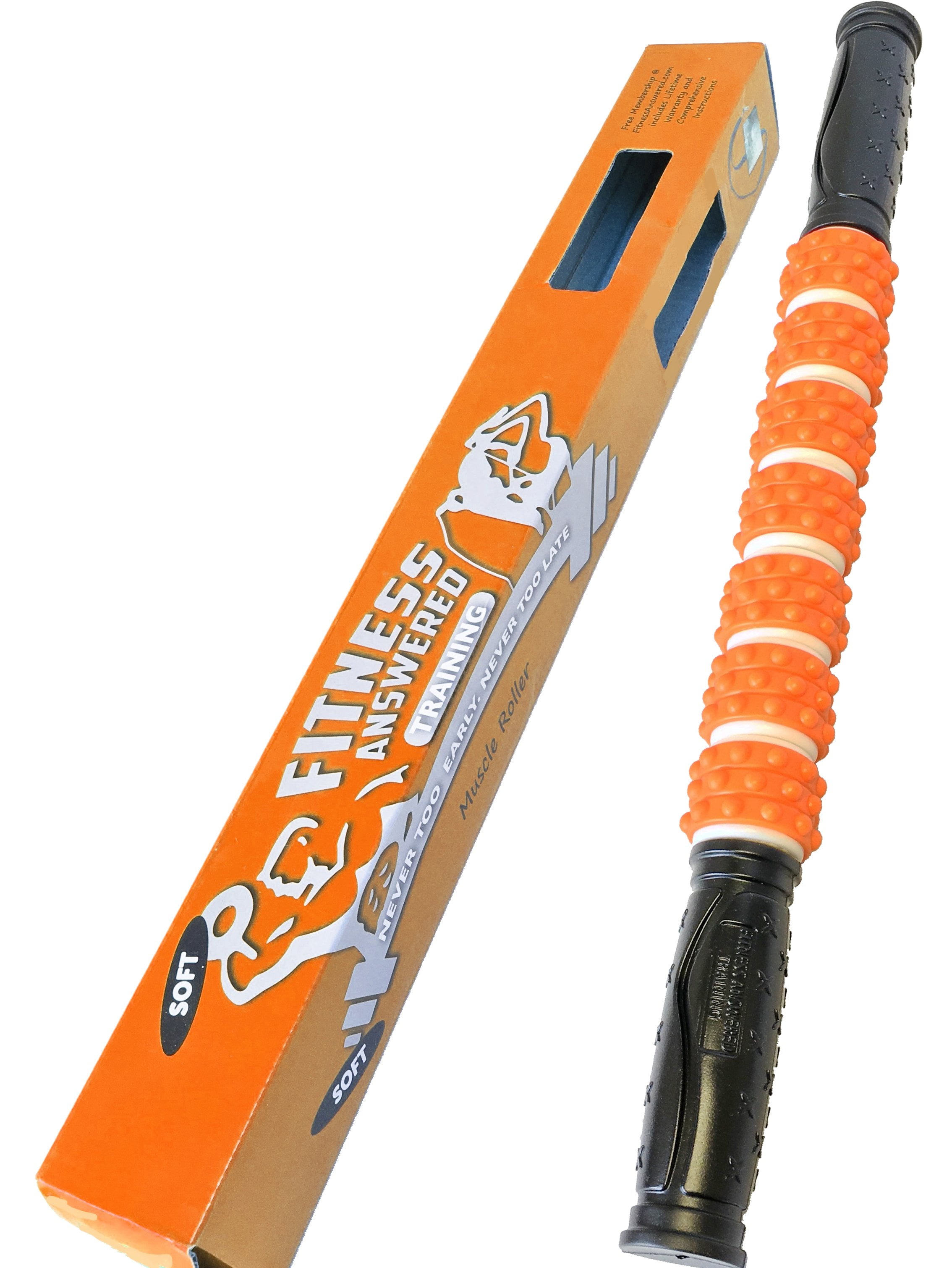 The Muscle Stick Elite Soft Massage Roller - Orange