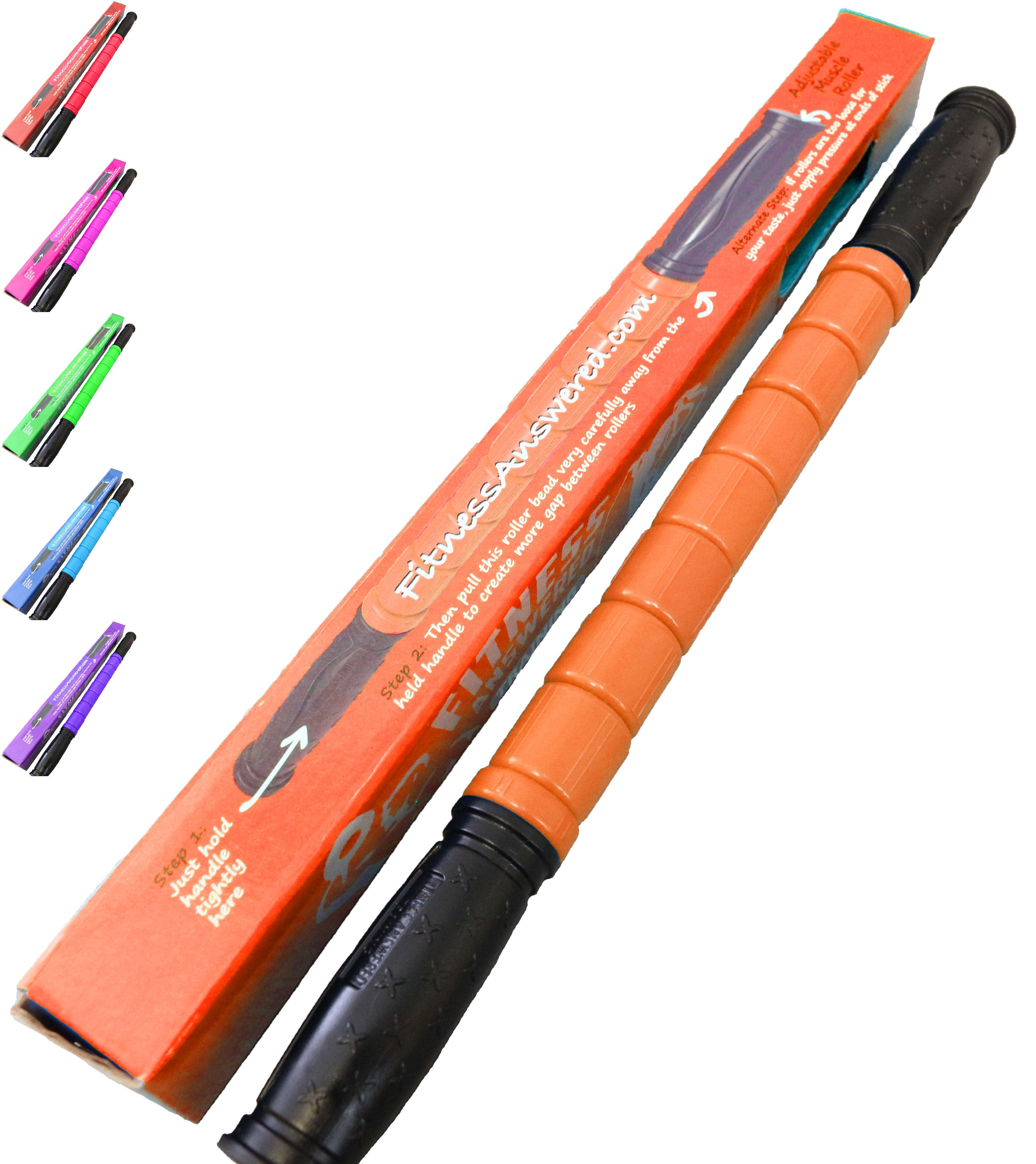 The Muscle Stick Original Massage Roller - Orange