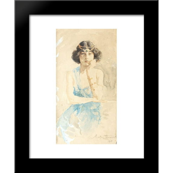 The Muse 20x24 Framed Art Print by Nicolae Vermont