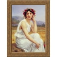 thumbnail image 1 of The Muse 20x24 Gold Ornate Wood Framed Canvas Art by Seignac, Guillaume, 1 of 2