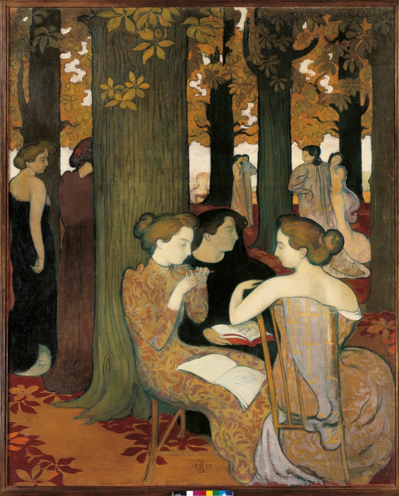 The Muses (Or Sacred Wood) Canvas Art - (18 x 24)