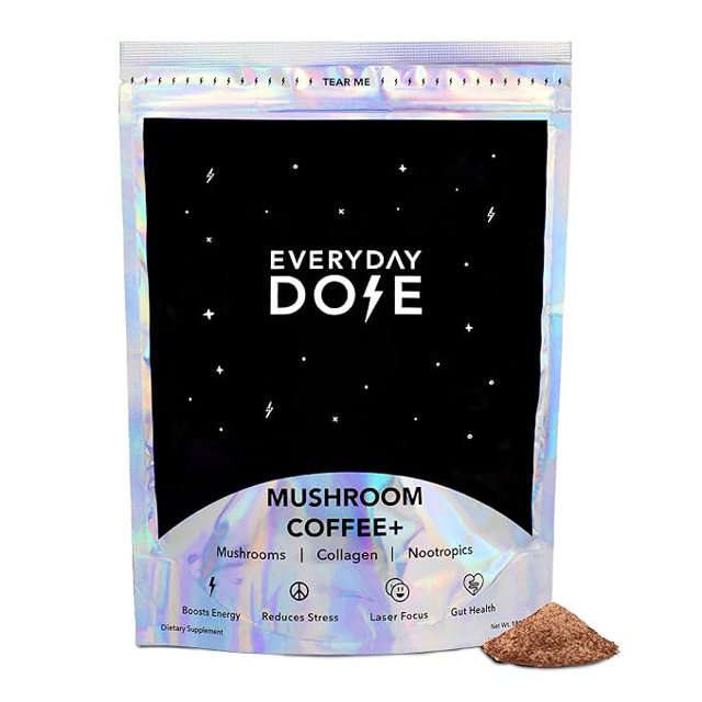 The Mushroom Latte by Everyday Dose Premium Coffee Extract with Grass
