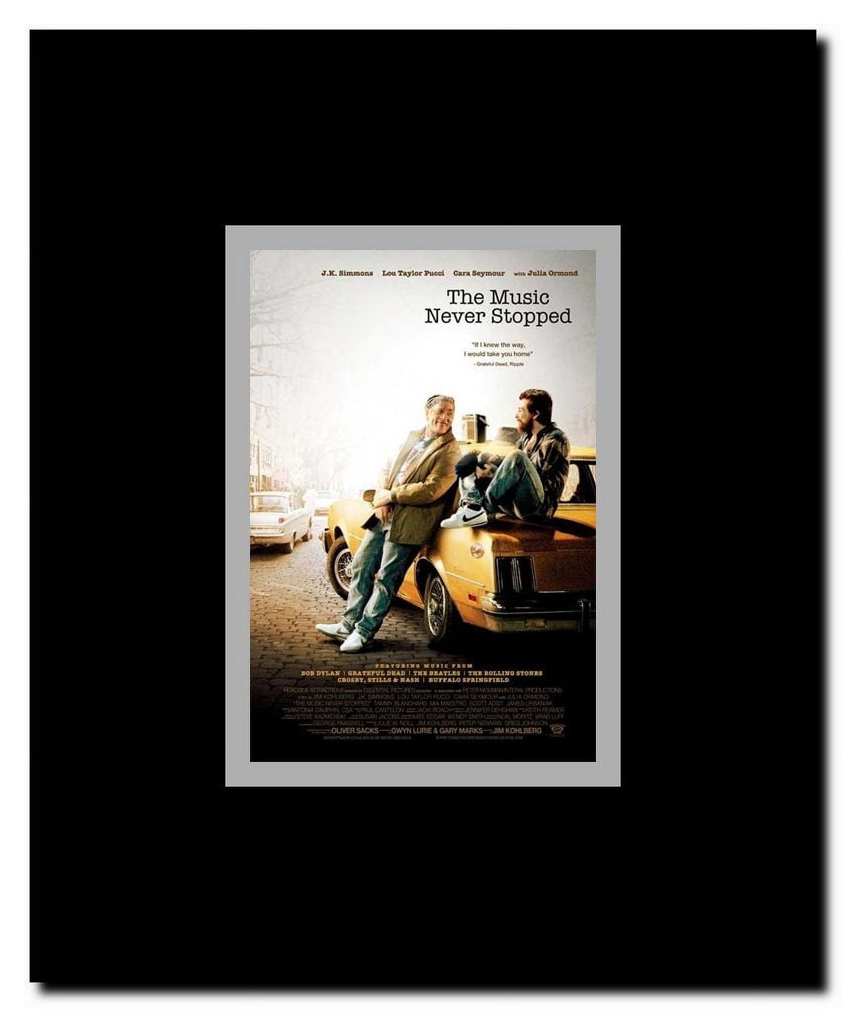 The Music Never Stopped Framed Movie Poster