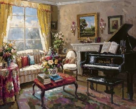 The Music Room Canvas Art - Foxwell (24 x 30)