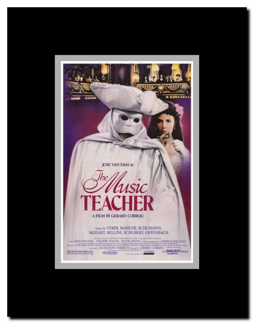 The Music Teacher Framed Movie Poster