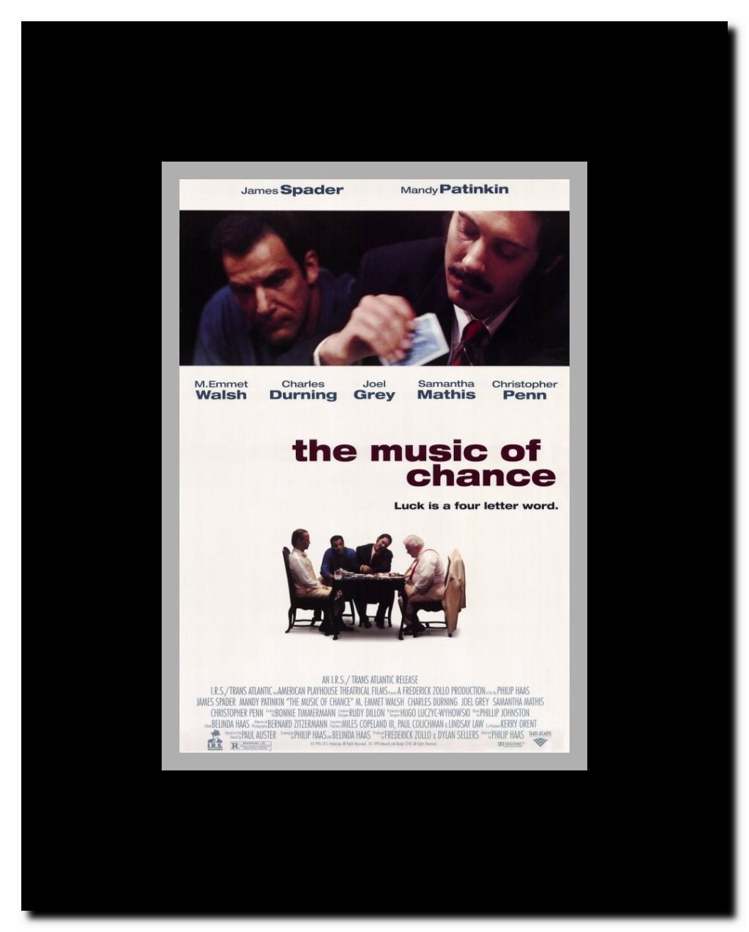 The Music of Chance Framed Movie Poster