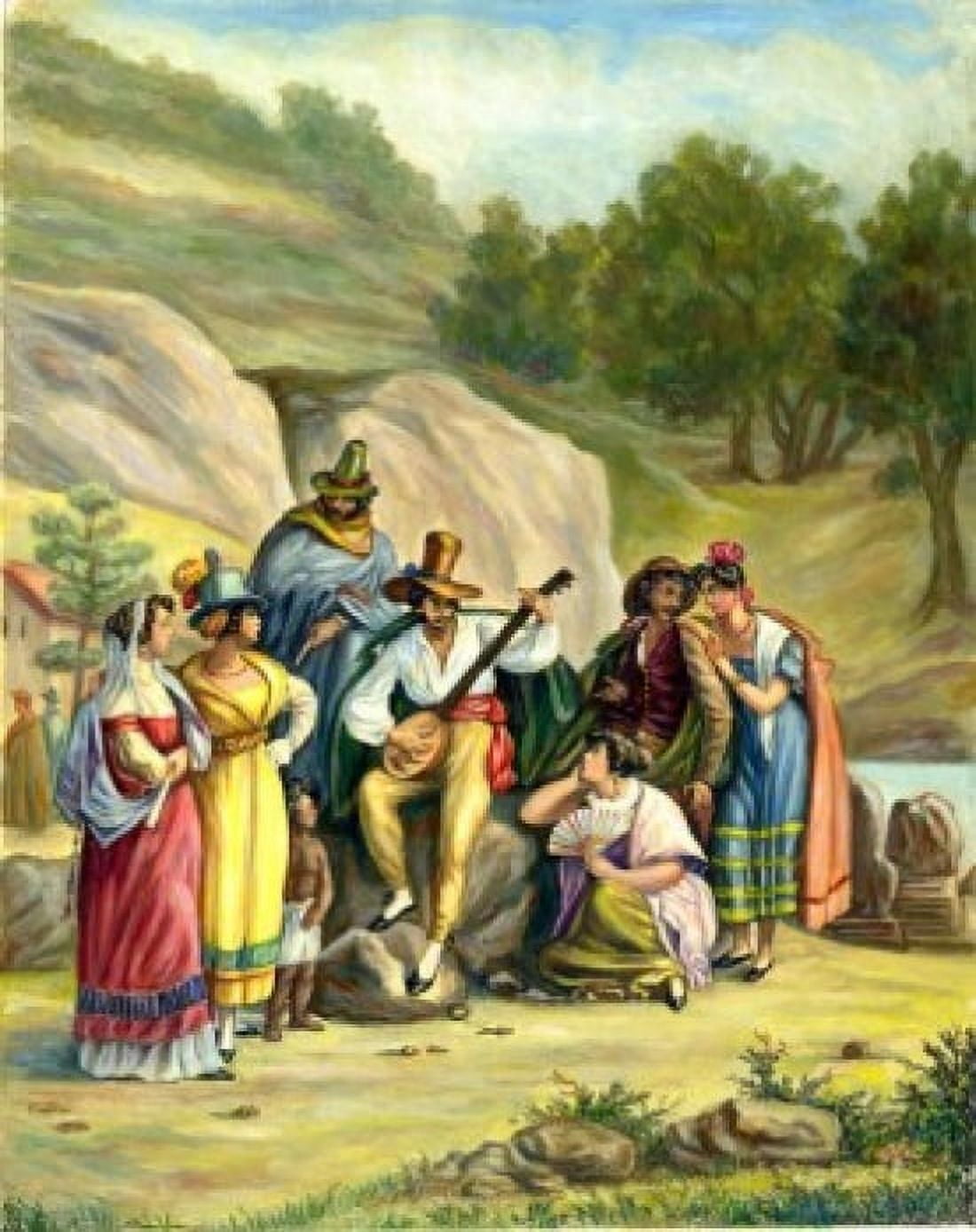 The Musician by unknown artist Canvas Art - (18 x 24)