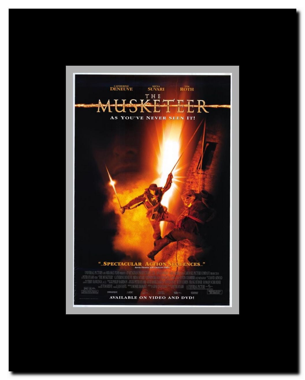The Musketeer Framed Movie Poster