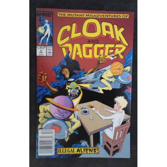Pre-Owned The Mutant Misadventures of Cloak and Dagger #2 1988 Marvel Comics Comic Book