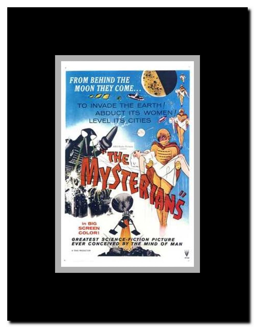 The Mysterians Framed Movie Poster