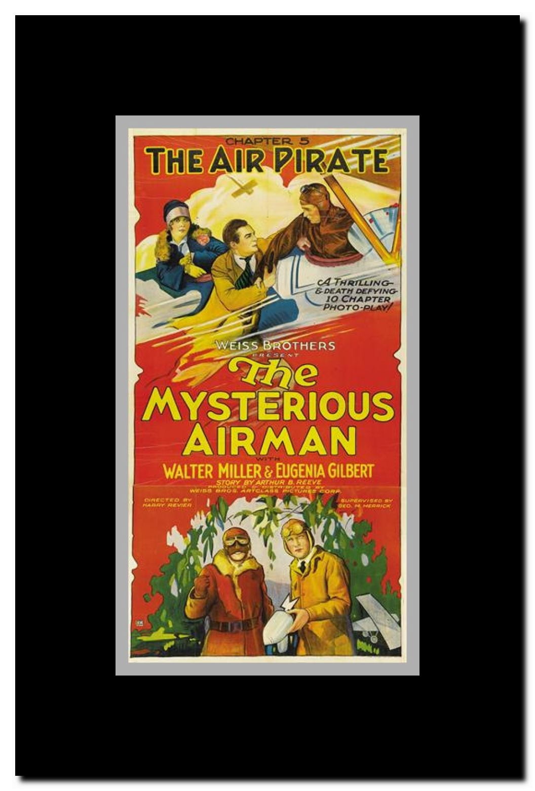 The Mysterious Airman Framed Movie Poster
