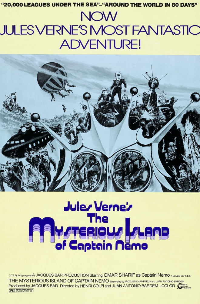 The Mysterious Island Of Captain Nemo Canvas Art -  (11 x 17)