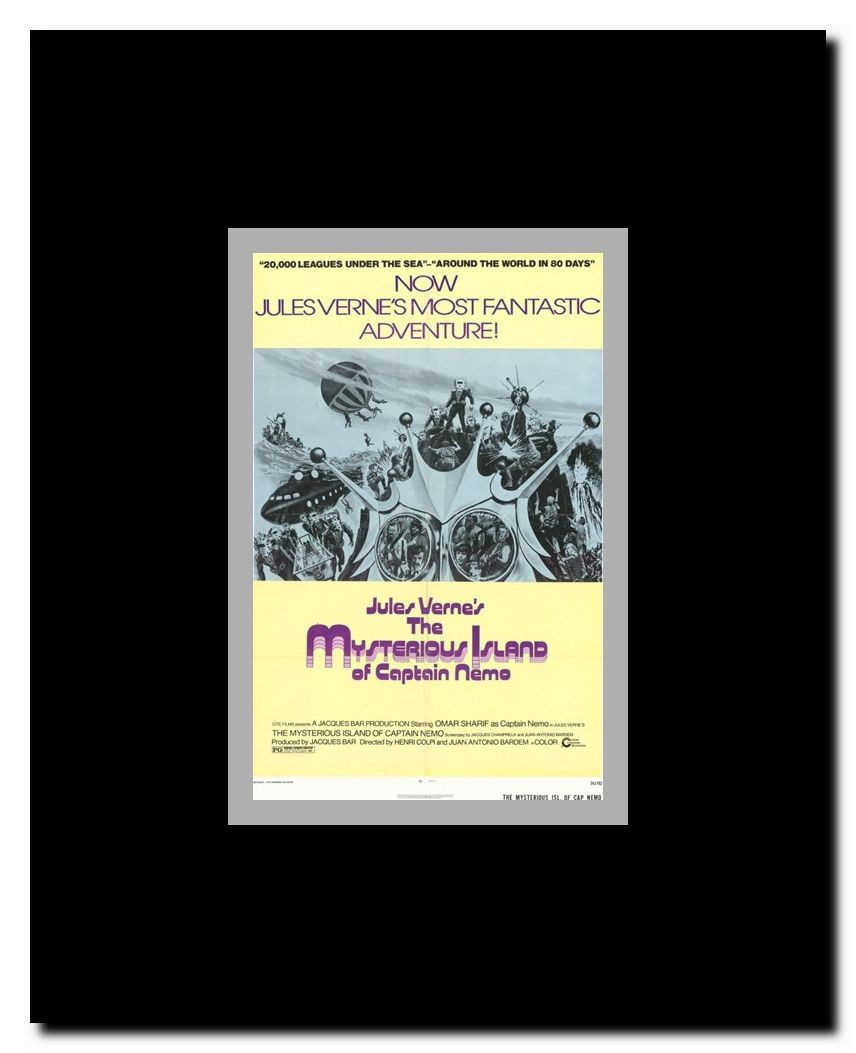 The Mysterious Island of Captain Nemo Framed Movie Poster