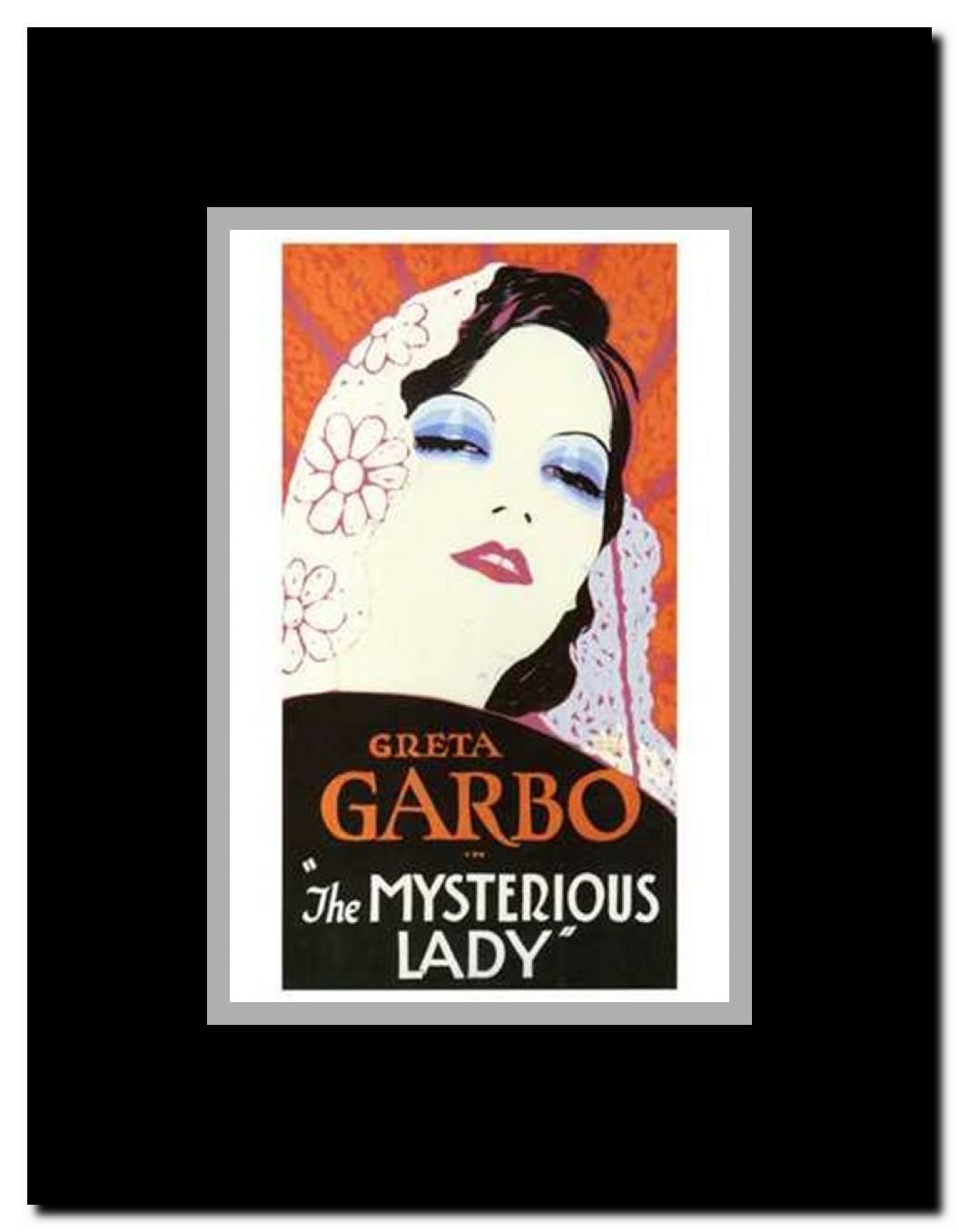 The Mysterious Lady Framed Movie Poster