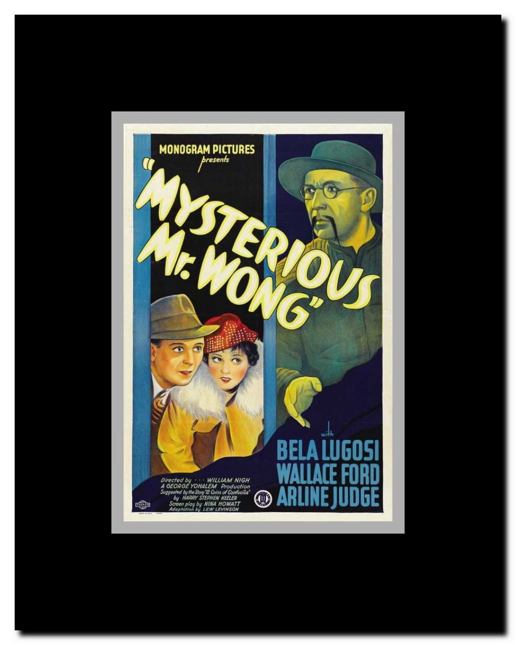 The Mysterious Mr. Wong Framed Movie Poster