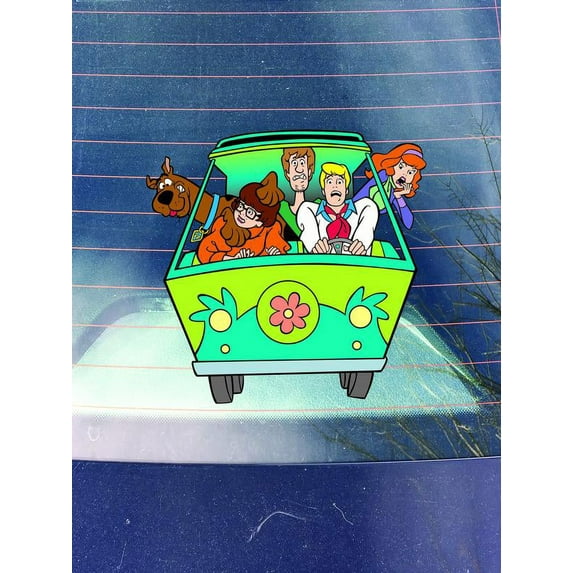 The Mystery Machine and the Gang Vinyl Decal Sticker | Cars Trucks Vans Walls Laptops Cups | Printed | 5 inches | KCD988
