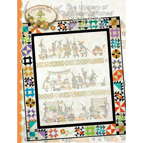The Mystery Of The Salem Witches' Quilt Guild Assembly Quilt Pattern by Meg Hawkey for Crabapple Hill Studio