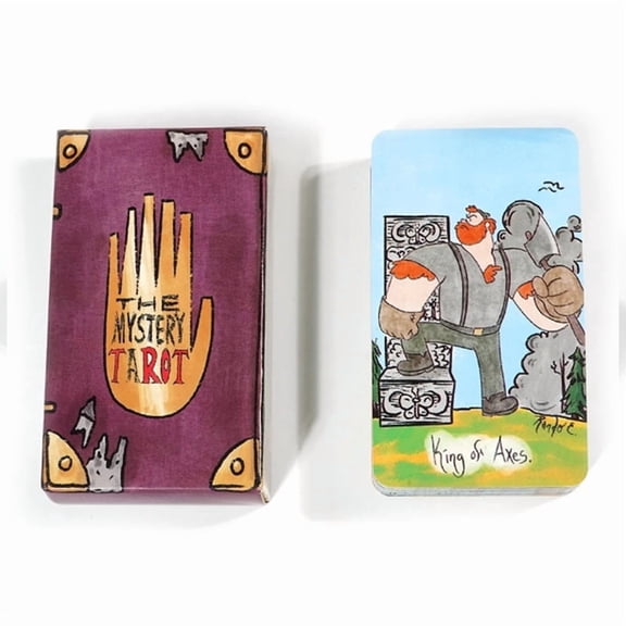 The Mystery Tarot Card Deck Gravity Falls Inspired 78 Card Deck Witchy Beginner Tarot