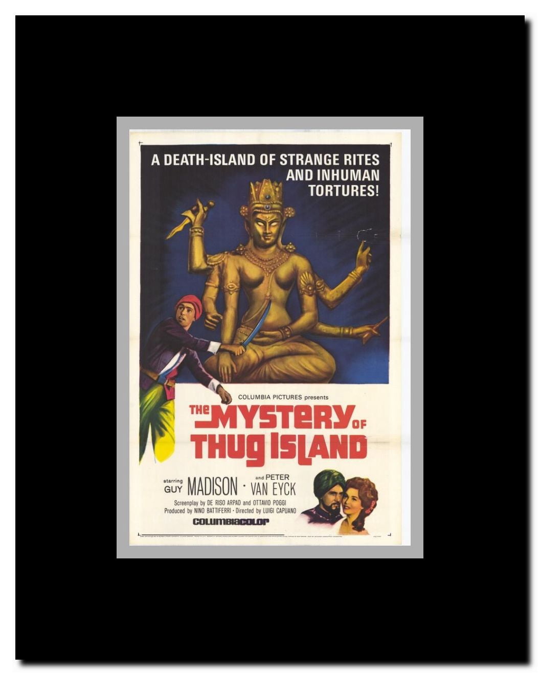 The Mystery of Thug Island Framed Movie Poster