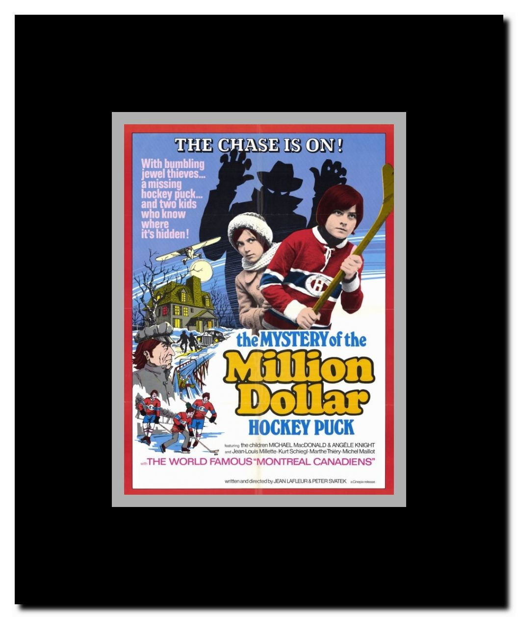 The Mystery of the Million Dollar Hockey Puck Framed Movie Poster