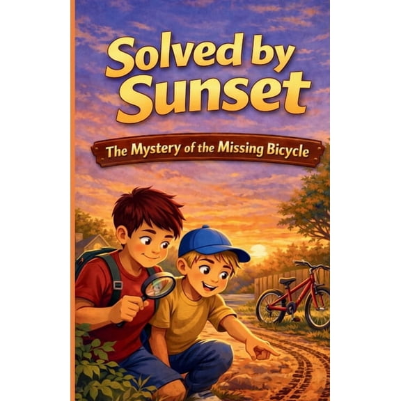 The Mystery of the Missing Bicycle Solved by Sunset: A Two Brothers Detective Mystery Series, Book 1, (Paperback)