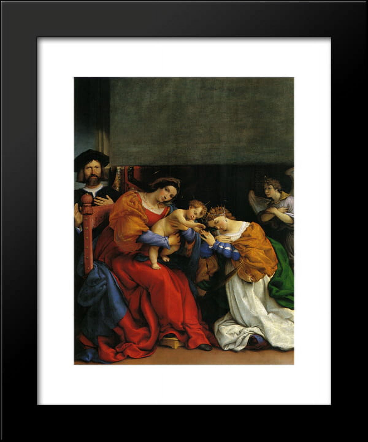 The Mystic Marriage of St. Catherine with the patron Niccolo Bonghi ...