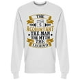 thumbnail image 1 of The Myth And The Legend Sweatshirt Men -Image by Shutterstock, Male Medium, 1 of 2
