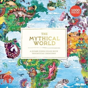 Pre-Owned The Mythical World 1000 Piece Puzzle : A Jigsaw Puzzle Filled with Fantastical Creatures (Jigsaw)