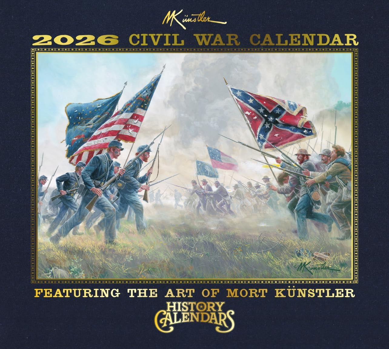The NEW 2026 Mort Künstler Civil War Calendar!