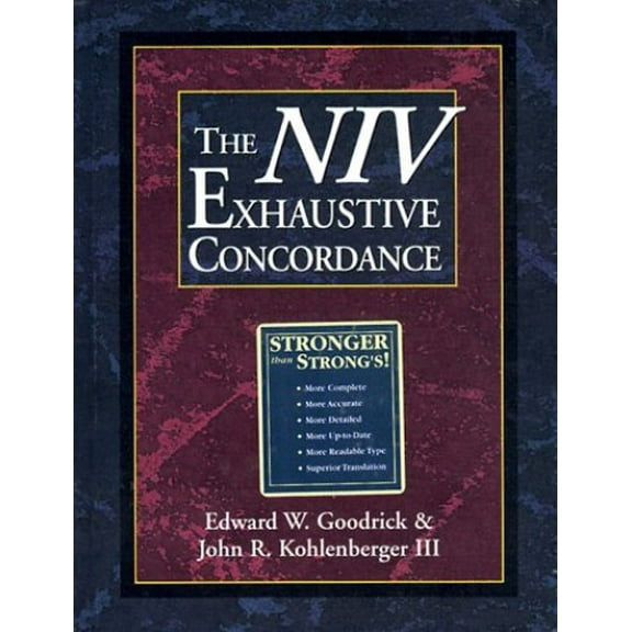 Pre-Owned The NIV Exhaustive Concordance (Hardcover) 0310436907 9780310436904