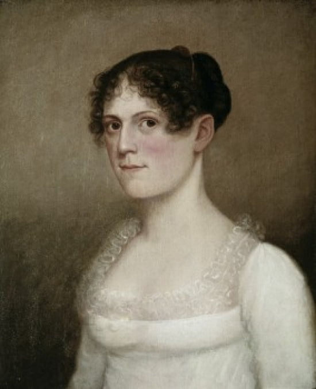 The Nags Head Portrait (Theodosia Burr Alston) John Vanderlyn (1775-1852 American) Private Collection Canvas Art - John Vanderlyn (18 x 24)