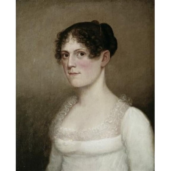 The Nags Head Portrait Theodosia Burr Alston John Vanderlyn 1775-1852 American Private Collection Poster Print - 18 x 24 in.