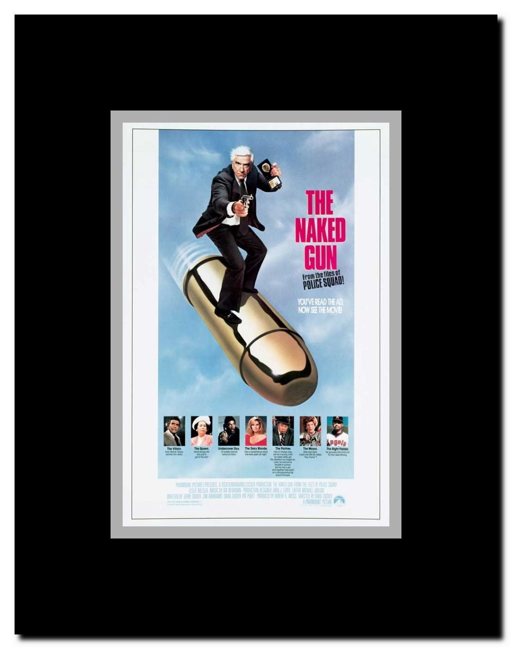 The Naked Gun Framed Movie Poster