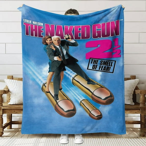 The Naked Gun Throw Blanket Gifts for Fans Lover Girls Boys Women Present Hoodie Him Bed 60"x80"