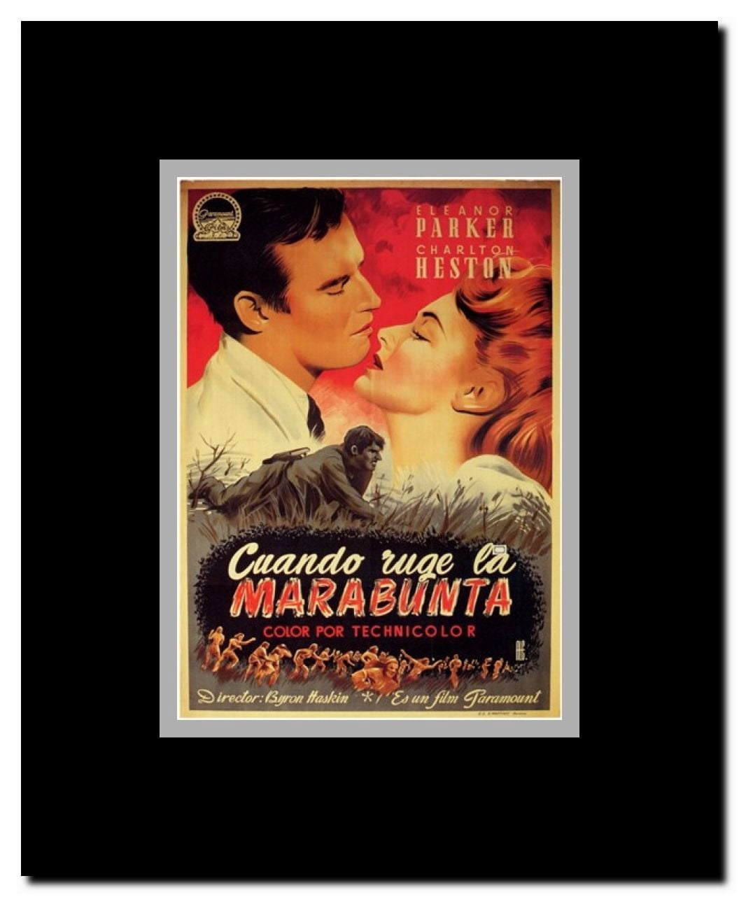 The Naked Jungle Framed Movie Poster