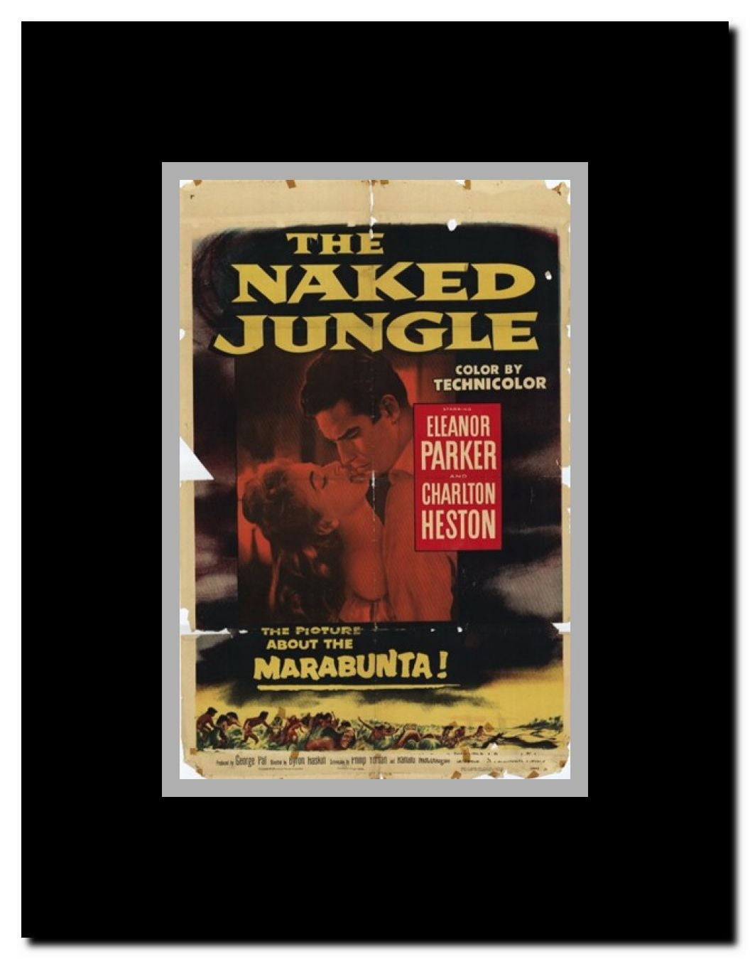 The Naked Jungle Framed Movie Poster