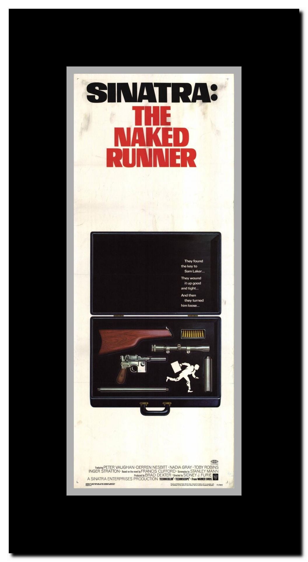 The Naked Runner Framed Movie Poster